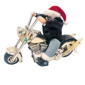 Motorcyle Singing Santa